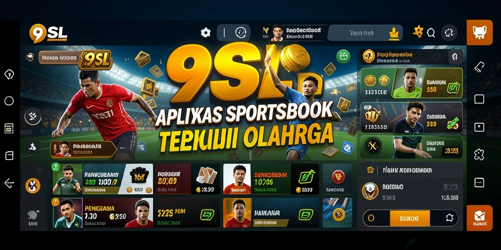 Screenshot 9SL menampilkan aksi taruhan olahraga yang menarik.