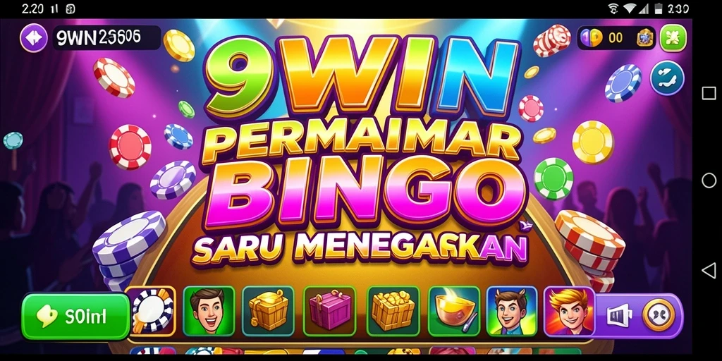 Screenshot gameplay Bingo yang menunjukkan keseruan bermain di 9WIN.