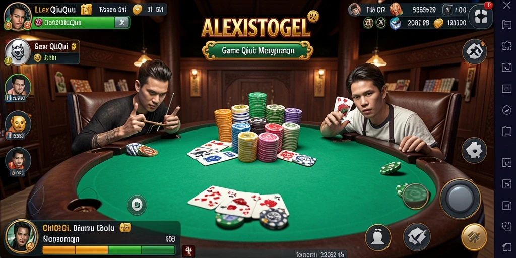 Screenshot ALEXISTOGEL menampilkan gameplay seru QiuQiu.