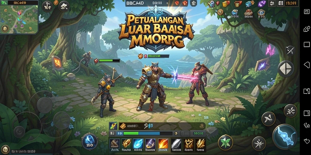 Gameplay BBCA4D menunjukkan petualangan seru di dunia MMORPG.