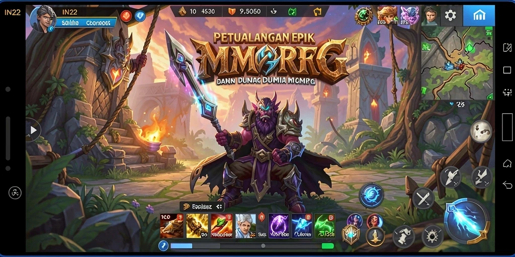 Gameplay mendebarkan IN22 dengan aksi pertarungan dan eksplorasi dunia.