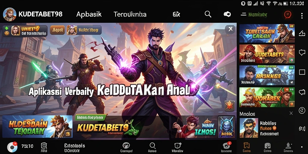 Tampilan utama KUDETABET98 menunjukkan fitur-fitur Utility yang ramah pengguna.