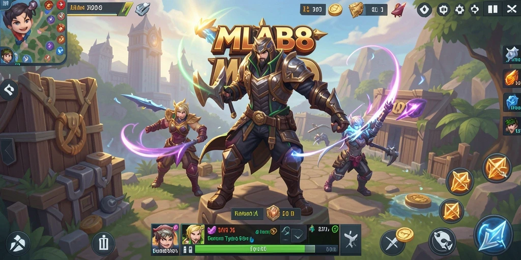 Gameplay seru dalam MLBB8 dengan simulasi bisnis yang menarik.