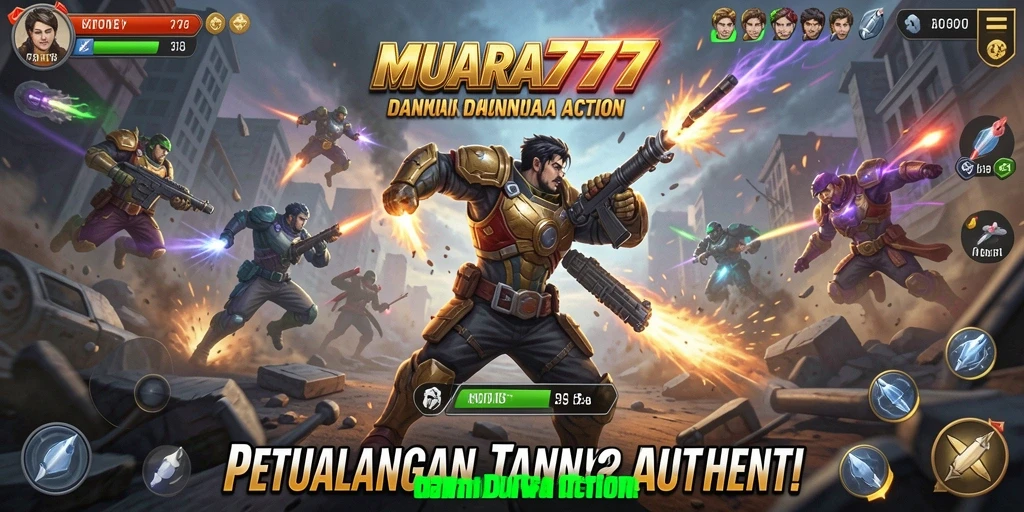Tampilan utama gameplay MUARA777 dengan aksi seru.