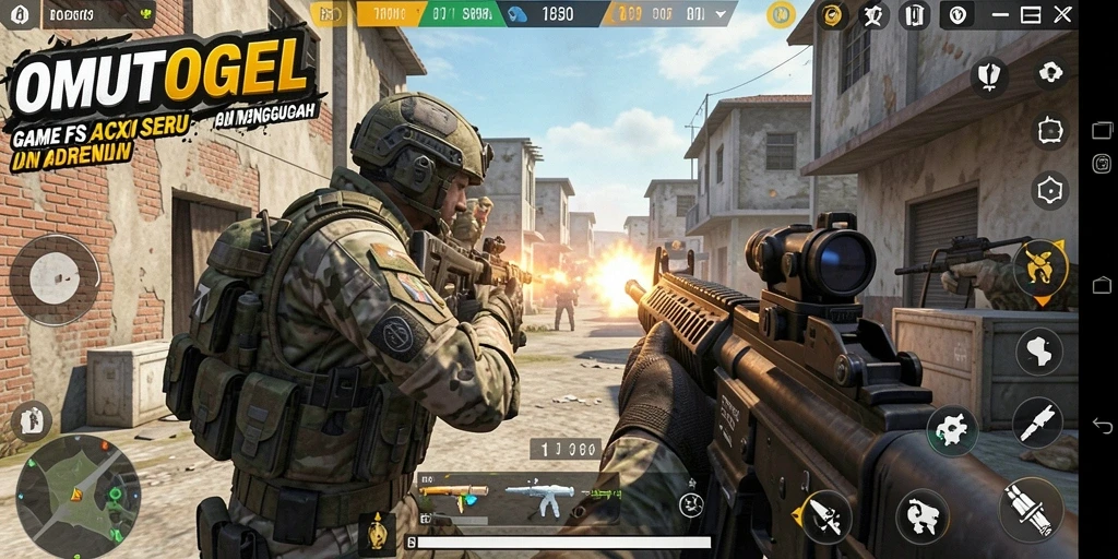 Screenshot gameplay OMUTOGEL yang menampilkan aksi seru dan grafis menawan.
