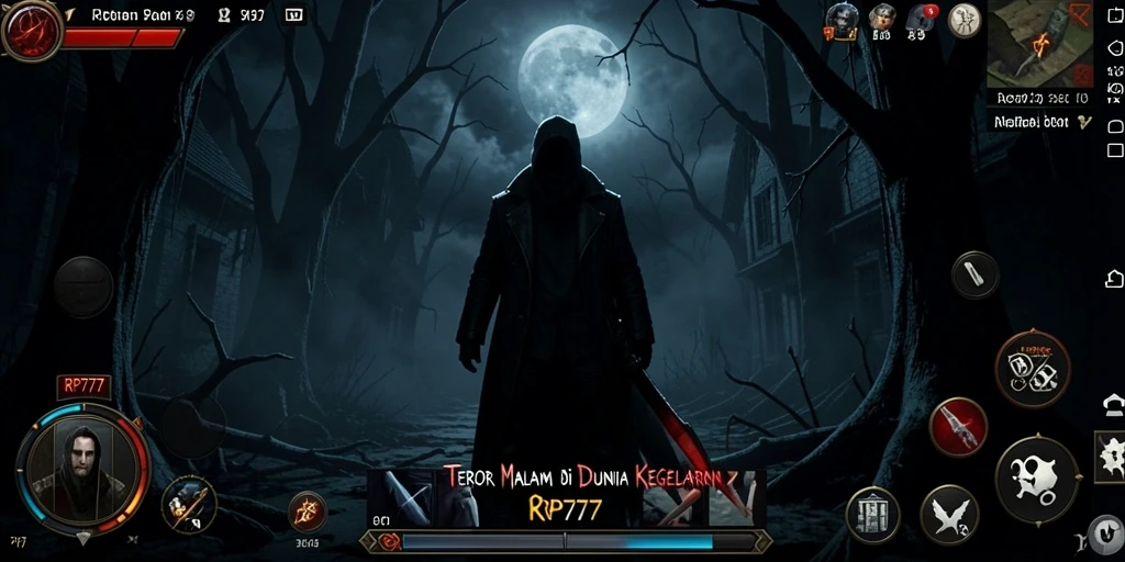Gameplay menegangkan dengan suasana kegelapan dan teror.