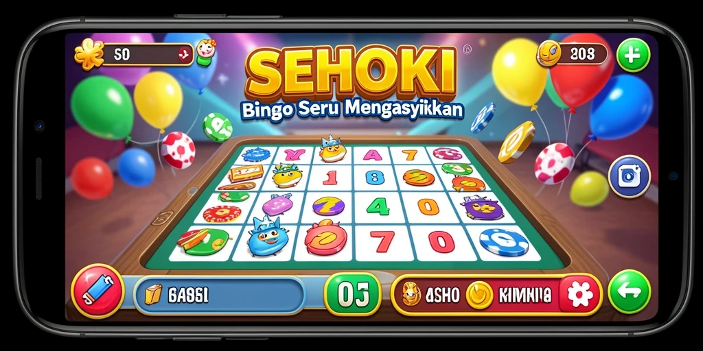 Screenshot SEHOKI menampilkan aksi intens permainan Bingo yang seru.