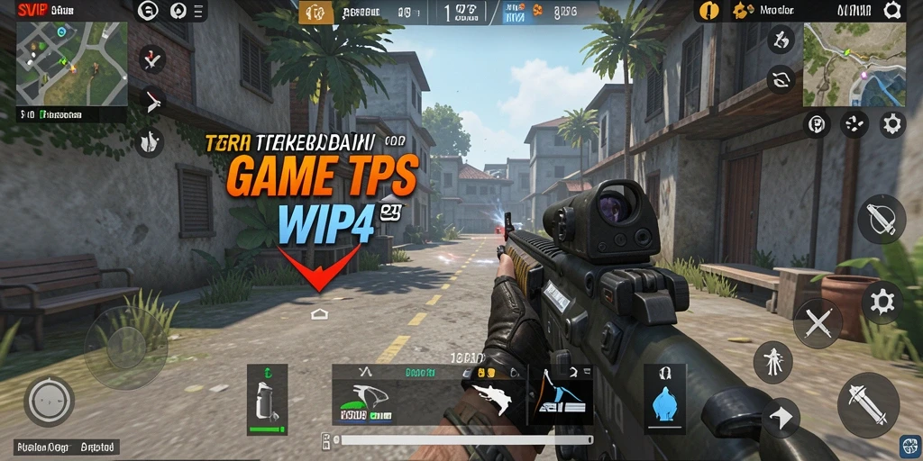 Tampilan menarik dari gameplay TPS dalam SVIP4 yang seru.