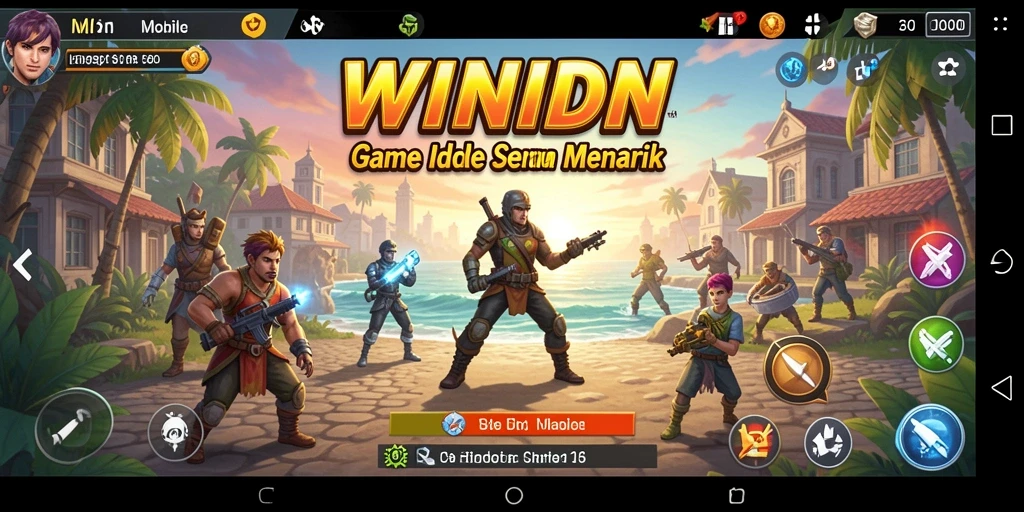 Screenshot gameplay WINIDN menunjukkan karakter dan grafik yang menawan.