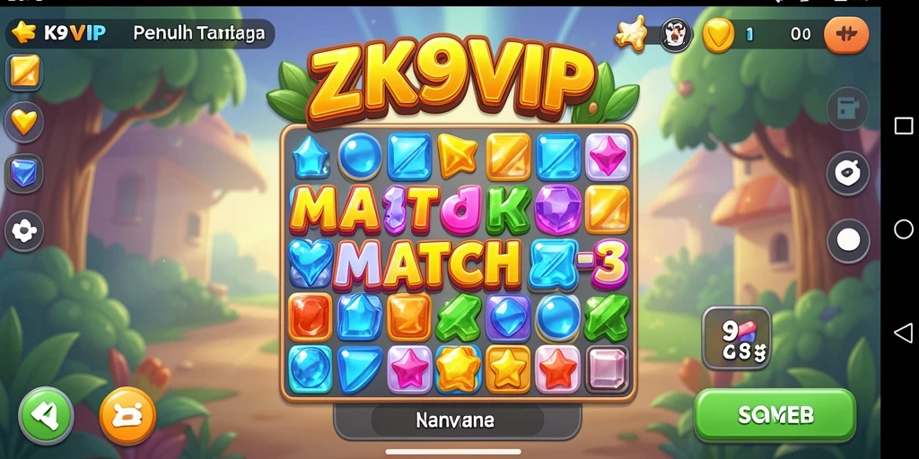 Tampilan gameplay ZK9VIP yang seru dengan efek visual menarik.